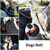 JuicyRide™ Adjustable Pet Car Seat Belt - 7 Safety Colors