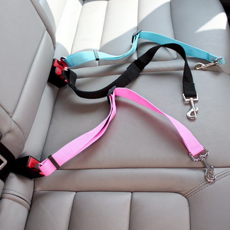 JuicyRide™ Adjustable Pet Car Seat Belt - 7 Safety Colors