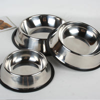 Stainless steel dog bowl for small pets