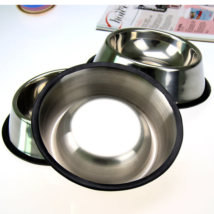 Large stainless steel cat and dog water bowl