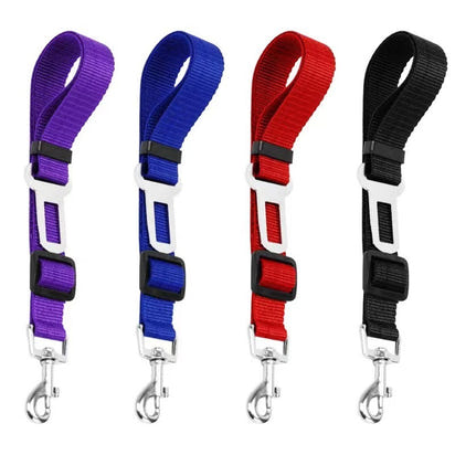 JuicyRide™ Adjustable Pet Car Seat Belt - 7 Safety Colors