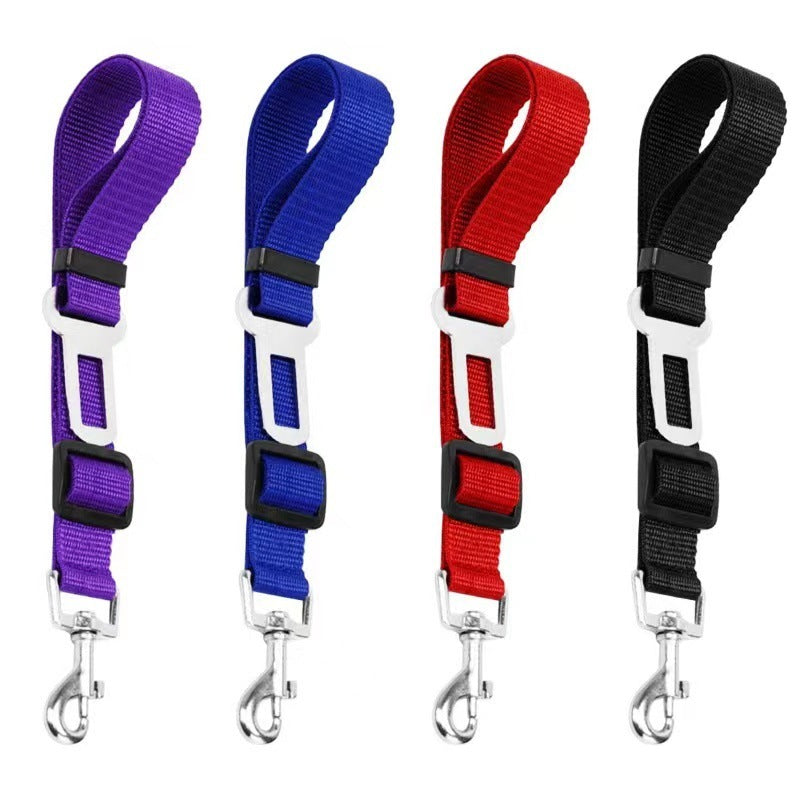 JuicyRide™ Adjustable Pet Car Seat Belt - 7 Safety Colors